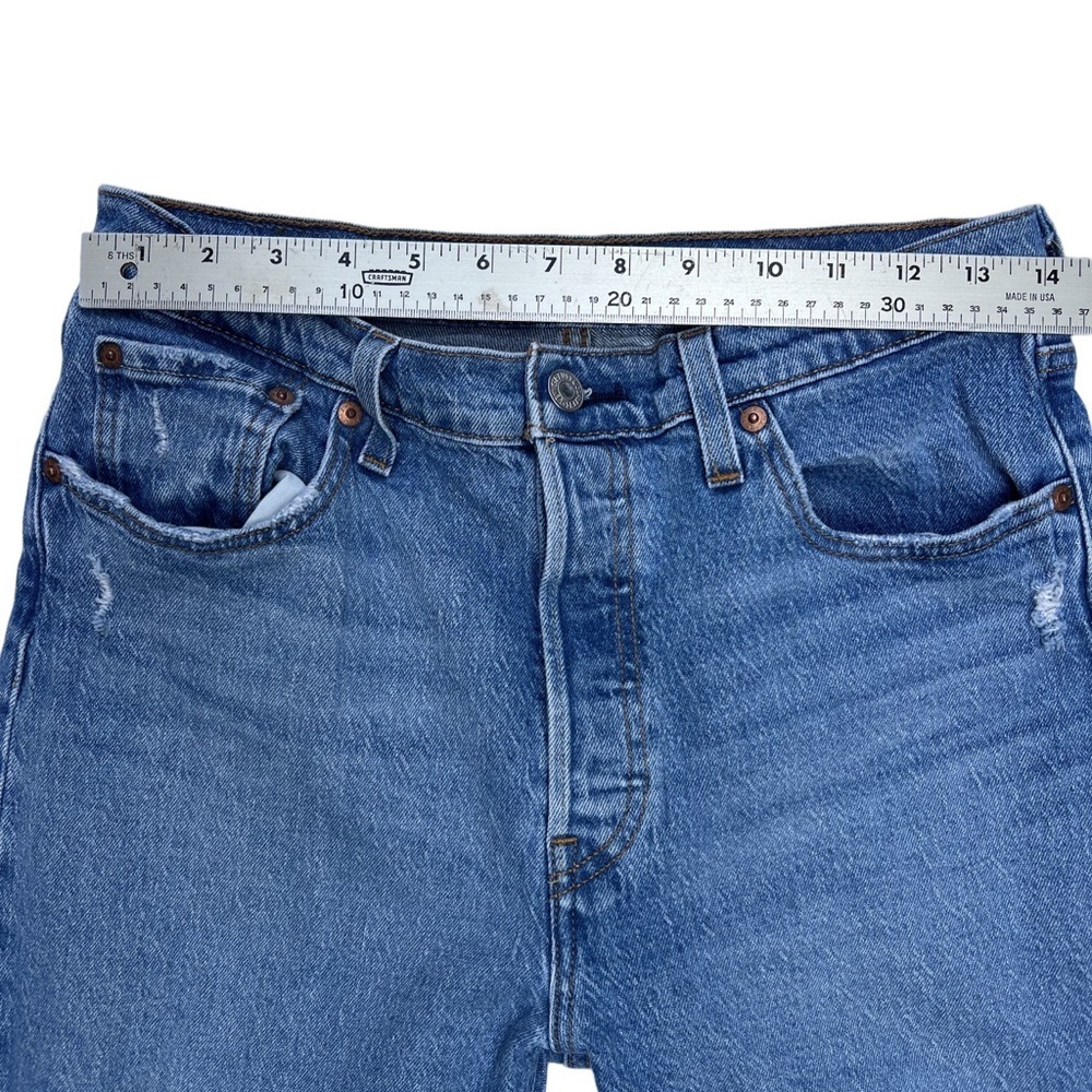 Levi's 501 Straight Leg Blue Jeans size 29 - Picture 5 of 9